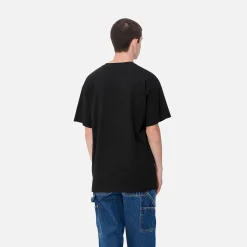 T-Shirts & Polos>Carhartt WIP S/S BIB Overall T-Shirt Black