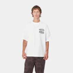 T-Shirts & Polos>Carhartt WIP S/S Body Of Work T-Shirt White / Black