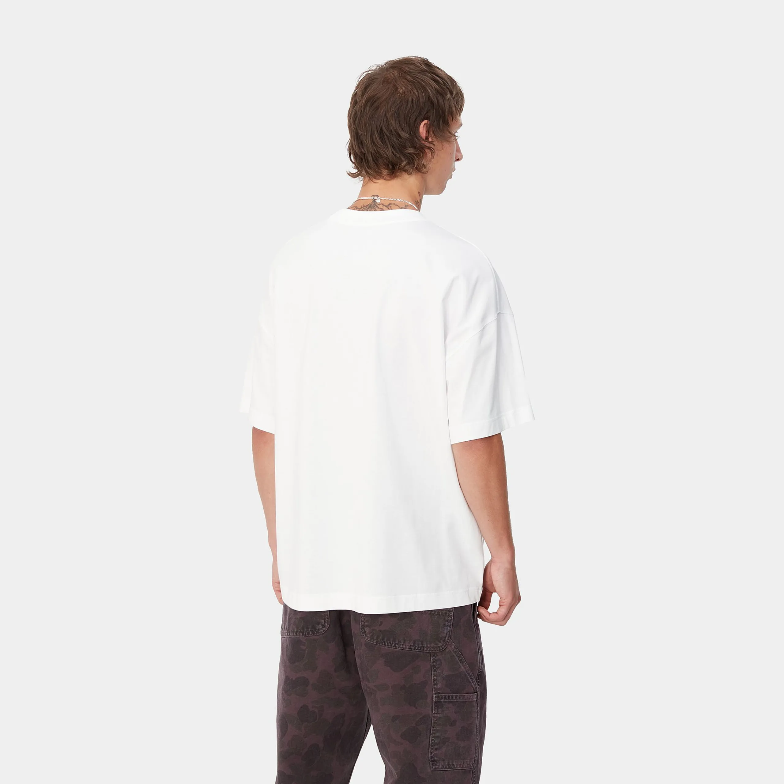 T-Shirts & Polos>Carhartt WIP S/S Body Of Work T-Shirt White / Black