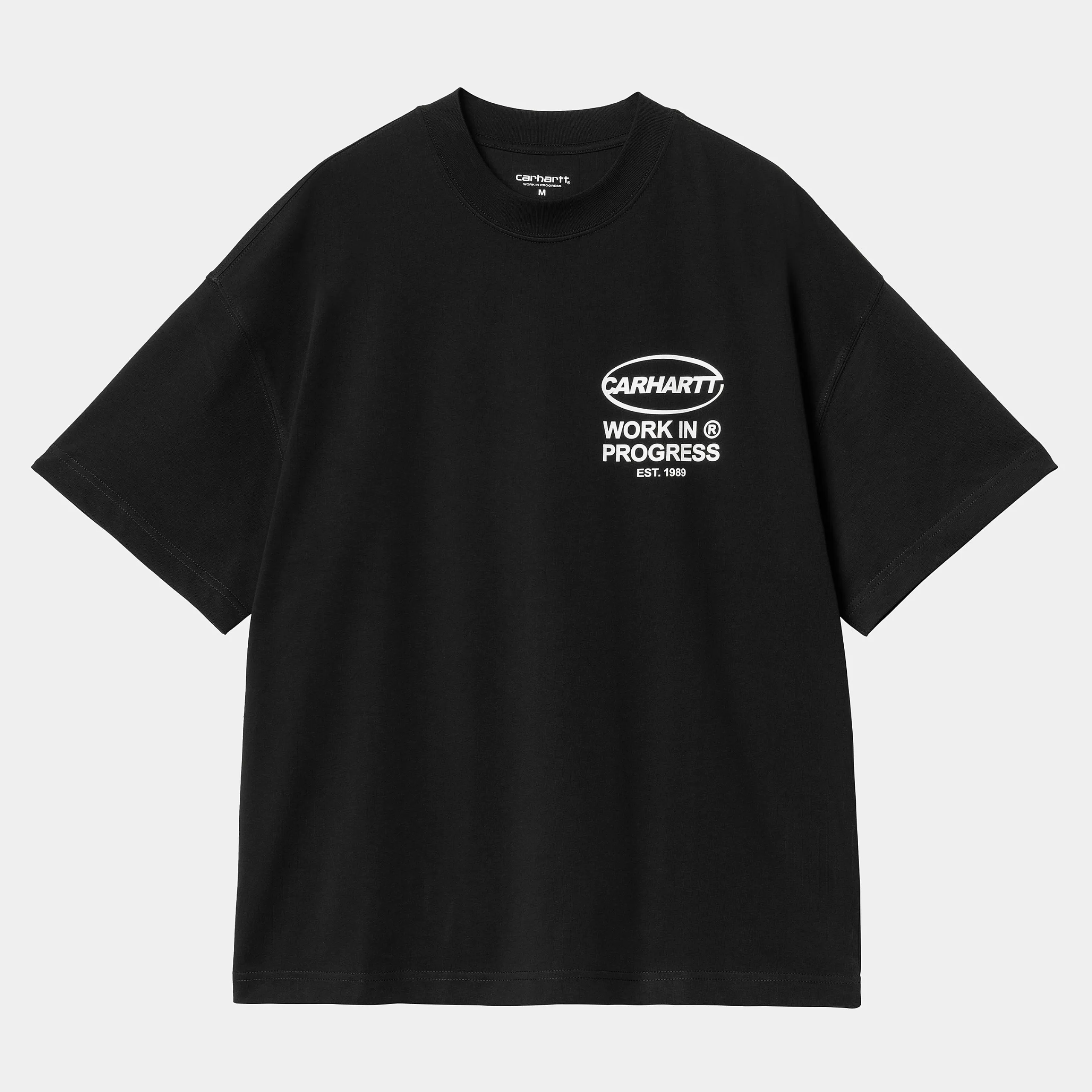T-Shirts & Polos>Carhartt WIP S/S Body Of Work T-Shirt Black / White