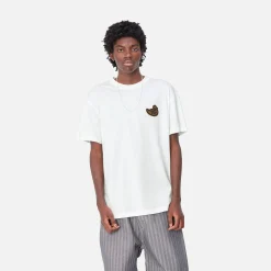T-Shirts & Polos>Carhartt WIP S/S Brown Ducks T-Shirt White