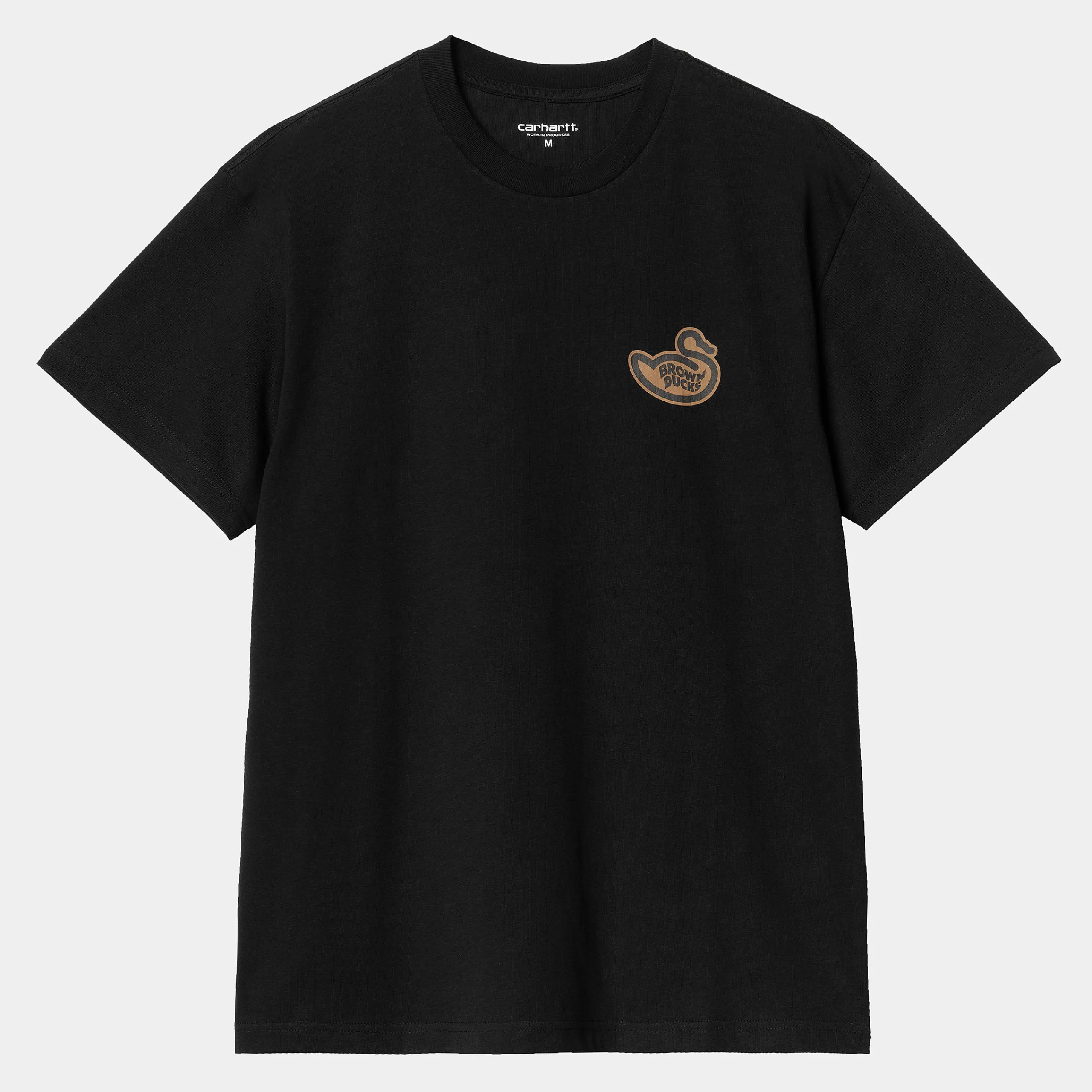T-Shirts & Polos>Carhartt WIP S/S Brown Ducks T-Shirt Black