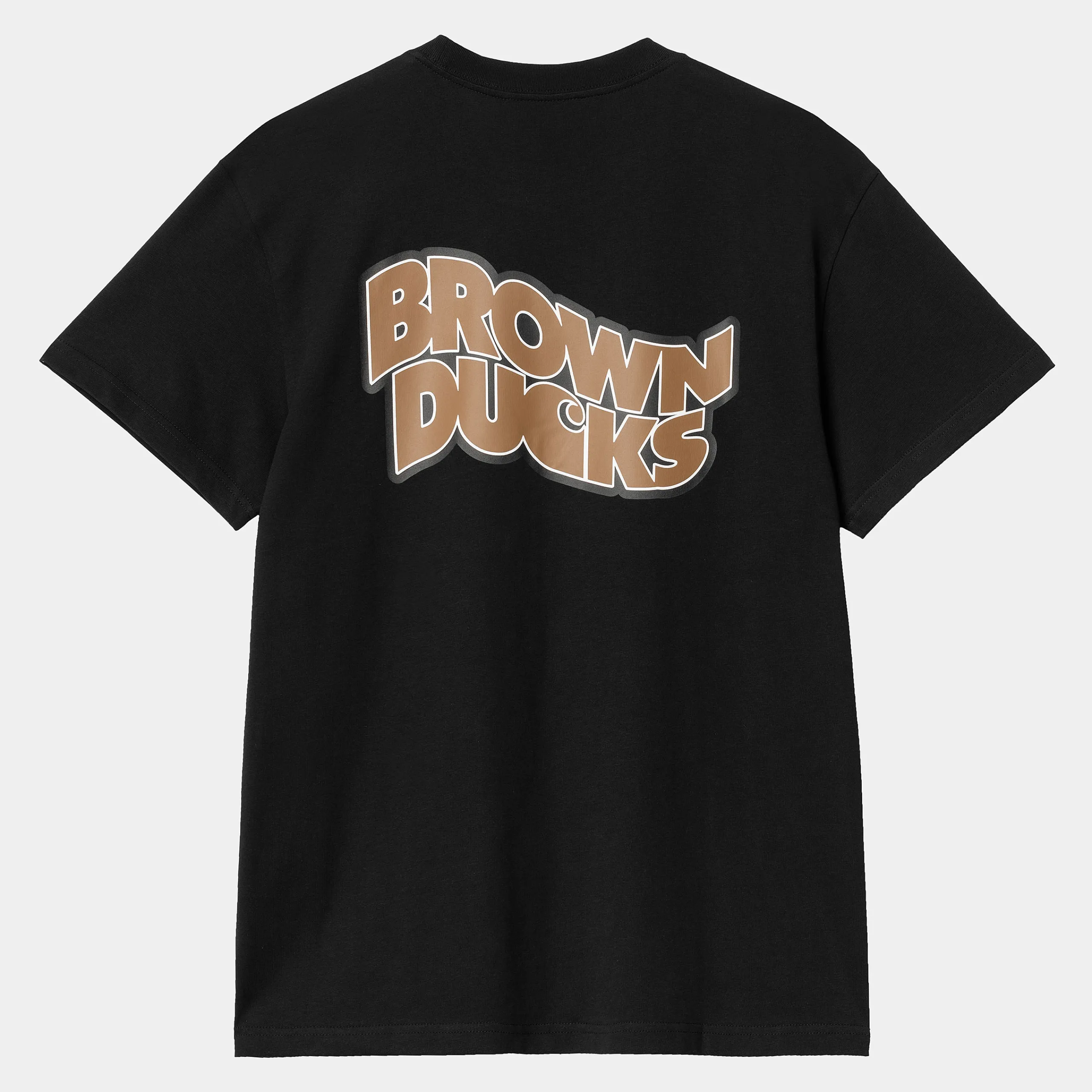 T-Shirts & Polos>Carhartt WIP S/S Brown Ducks T-Shirt Black