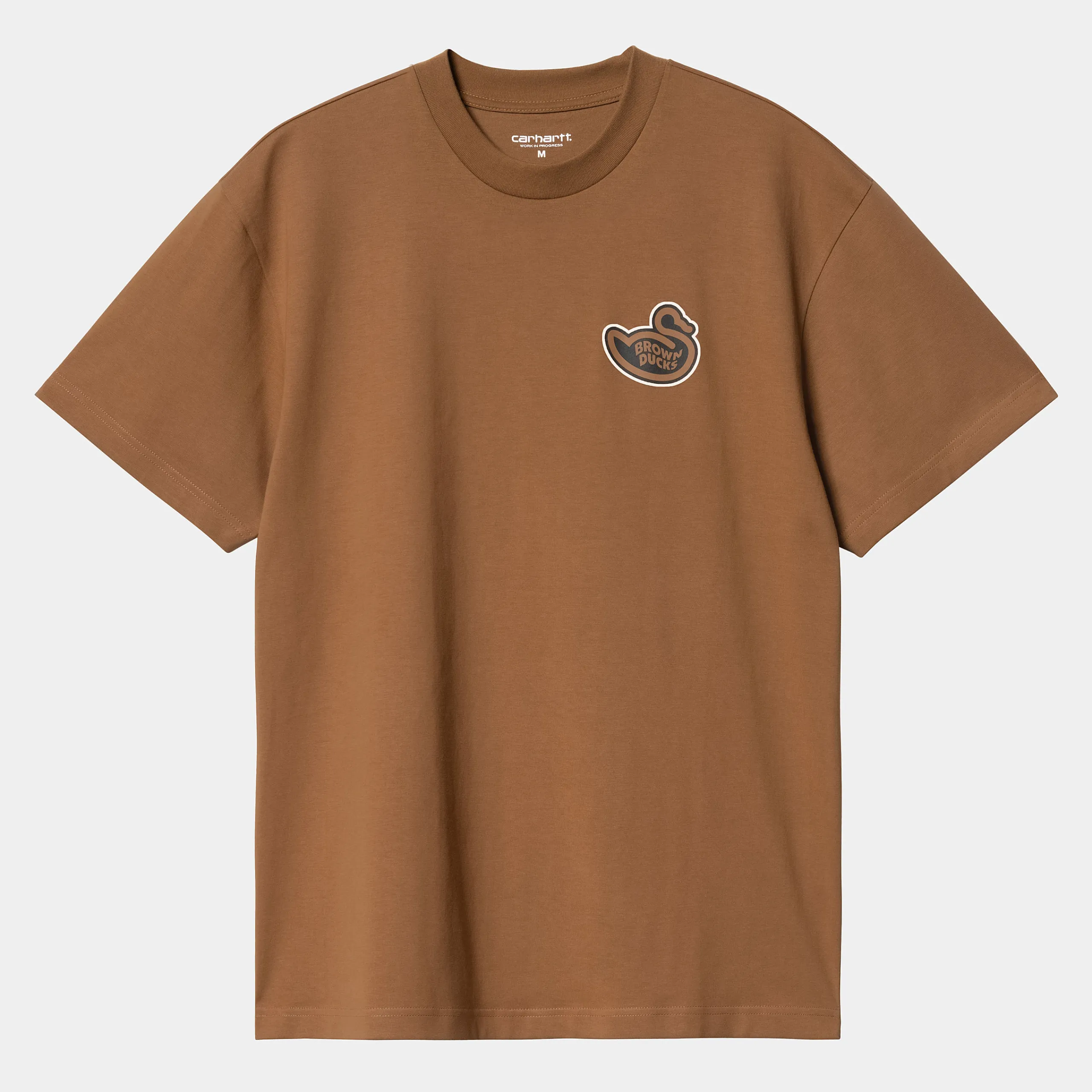 T-Shirts & Polos>Carhartt WIP S/S Brown Ducks T-Shirt Hamilton Brown