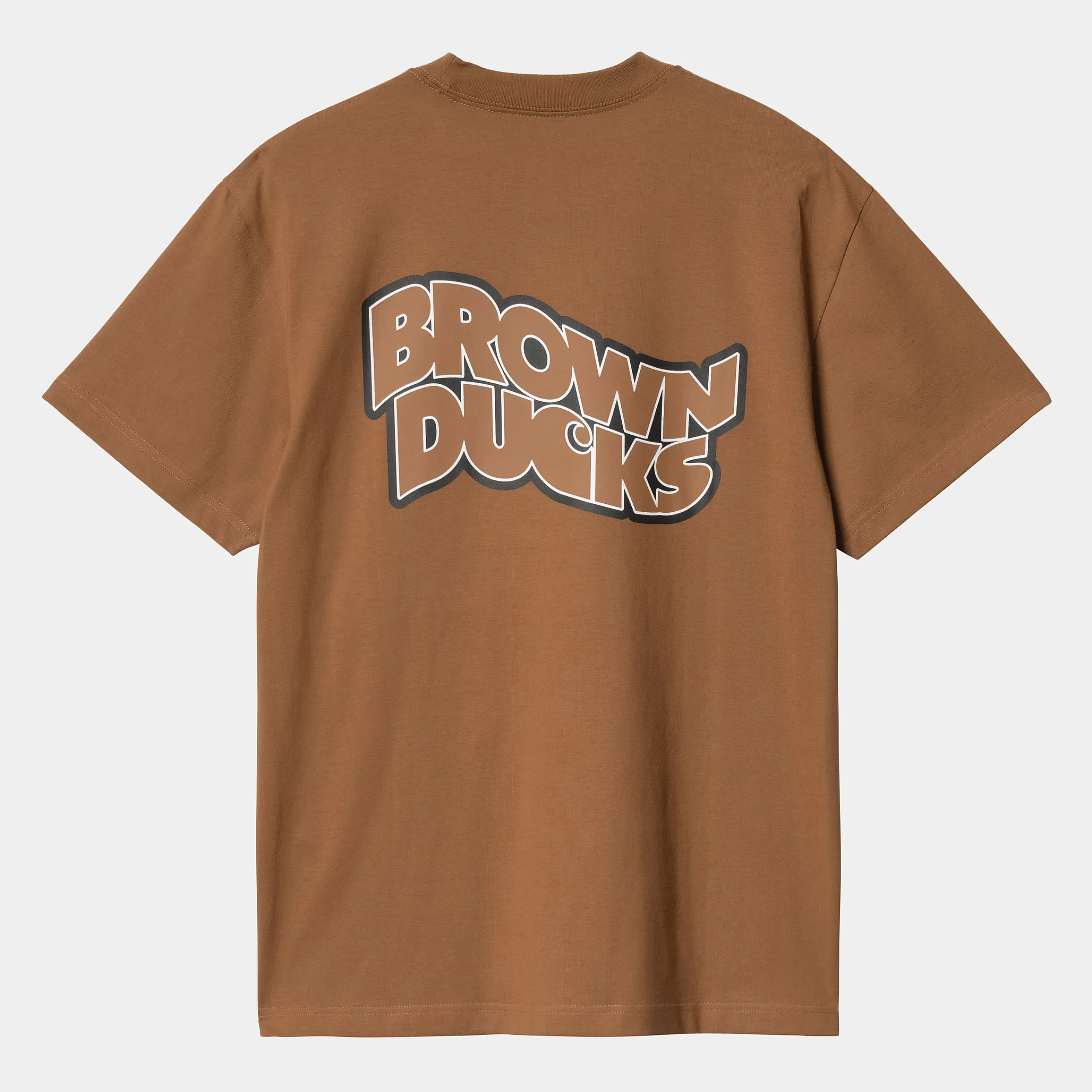 T-Shirts & Polos>Carhartt WIP S/S Brown Ducks T-Shirt Hamilton Brown
