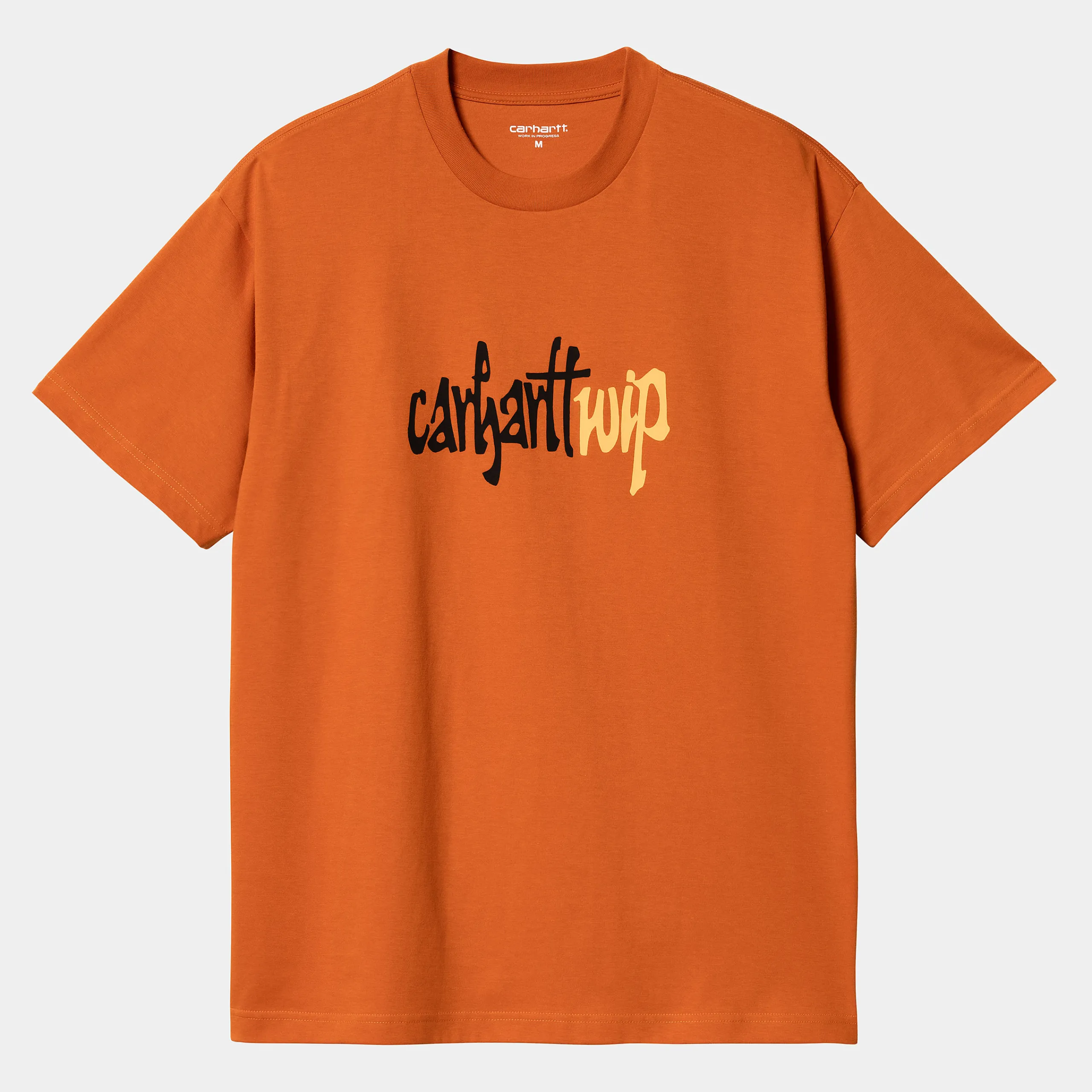 T-Shirts & Polos>Carhartt WIP S/S Brush WIP T-Shirt Turmeric