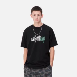 T-Shirts & Polos>Carhartt WIP S/S Brush WIP T-Shirt Black