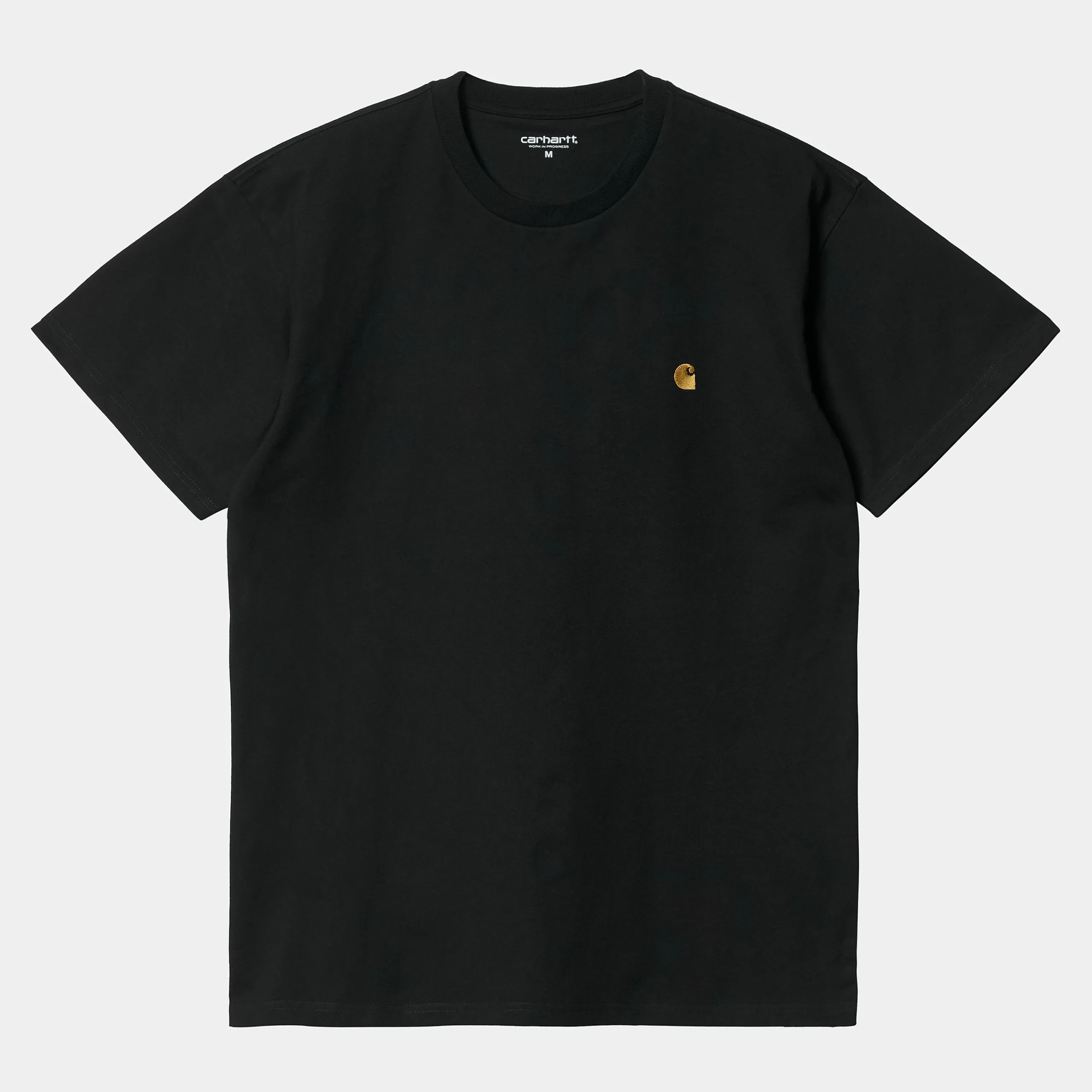 T-Shirts & Polos>Carhartt WIP S/S Chase T-Shirt Black / Gold