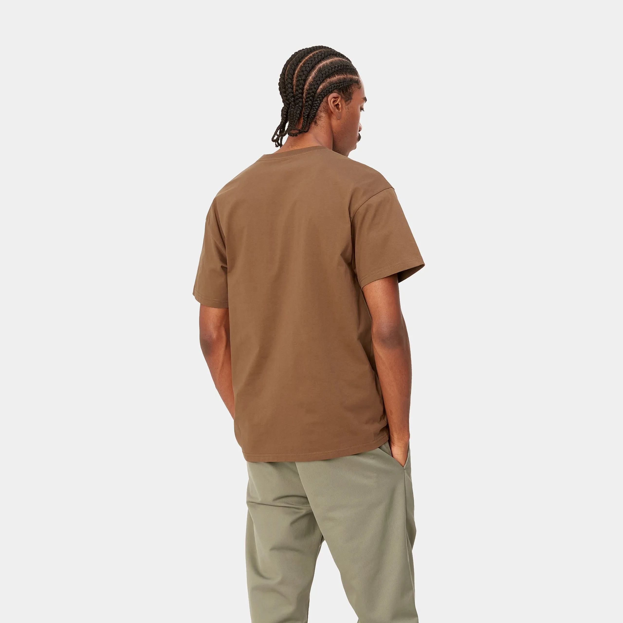 T-Shirts & Polos>Carhartt WIP S/S Chase T-Shirt Tamarind / Gold