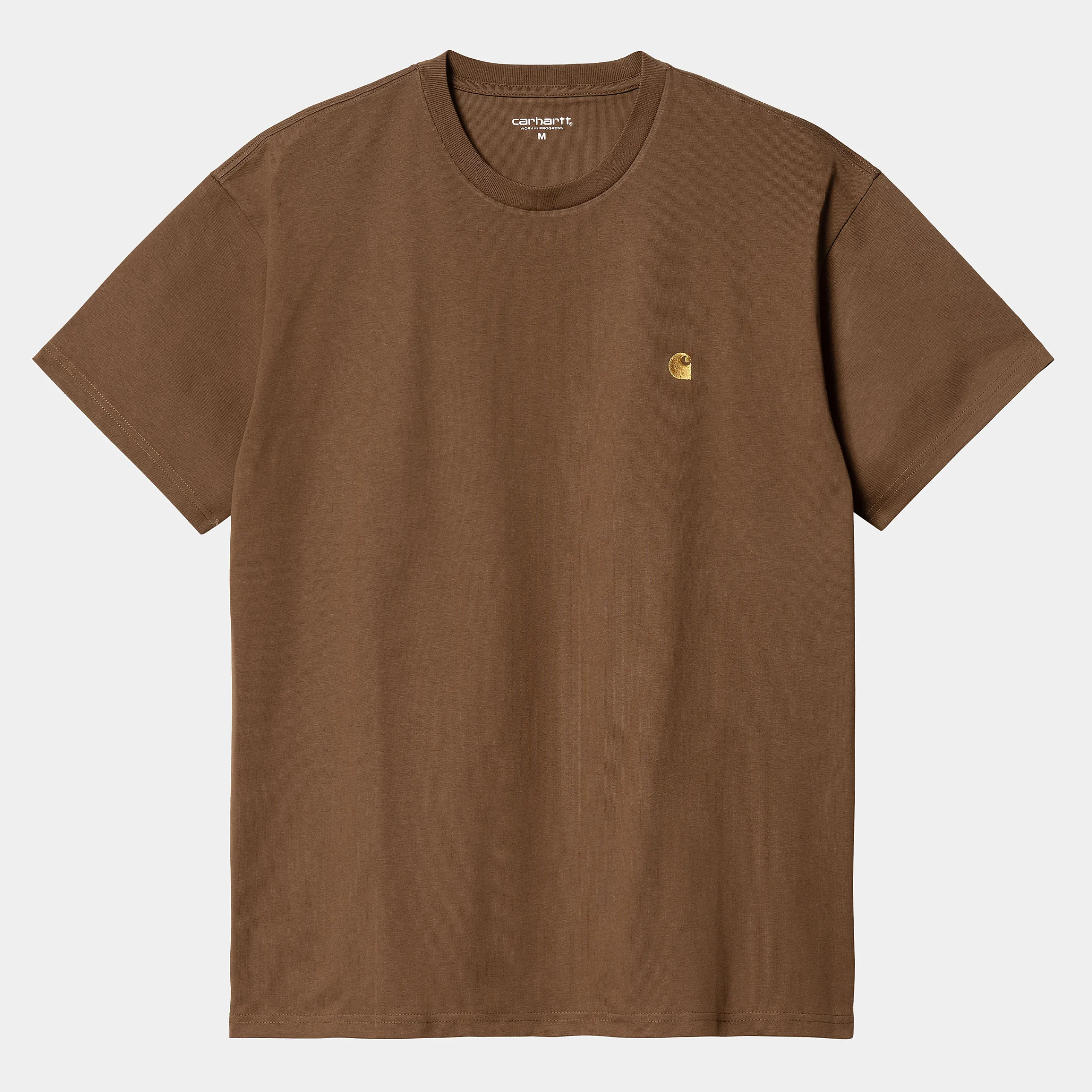 T-Shirts & Polos>Carhartt WIP S/S Chase T-Shirt Tamarind / Gold