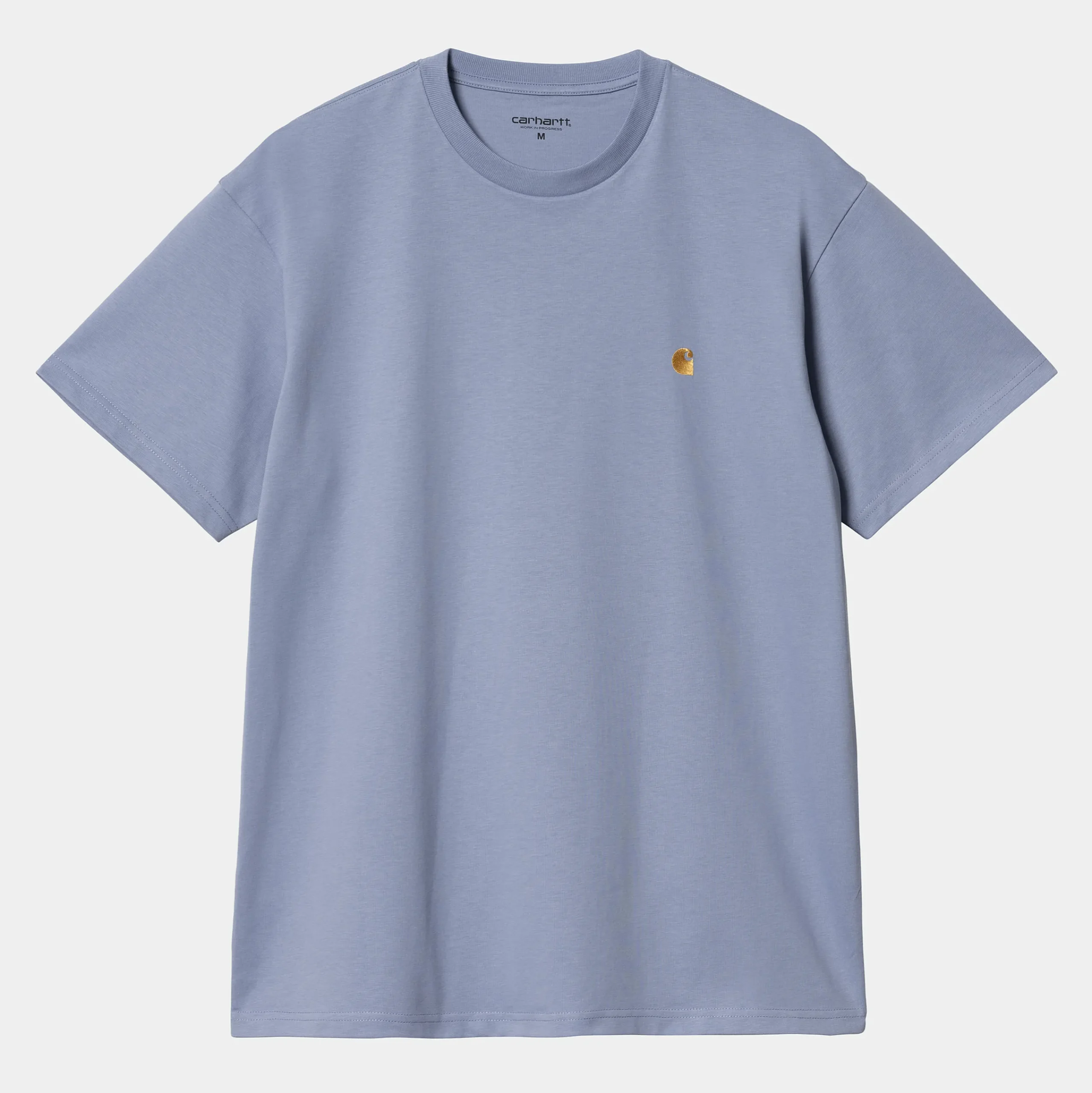 T-Shirts & Polos>Carhartt WIP S/S Chase T-Shirt Charm Blue / Gold