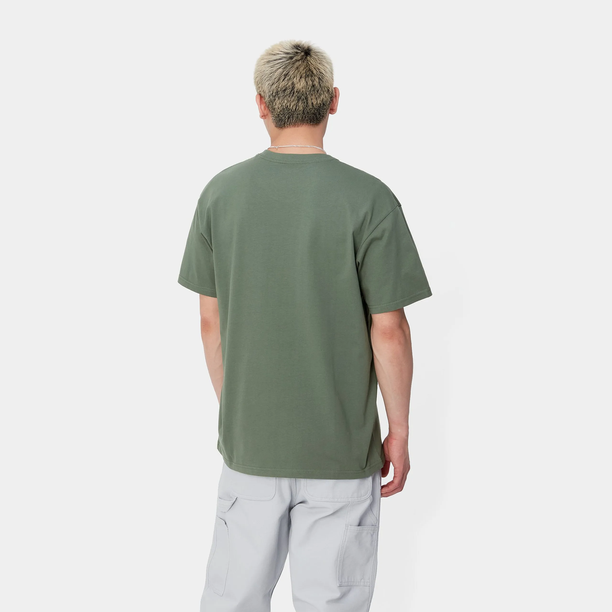 T-Shirts & Polos>Carhartt WIP S/S Chase T-Shirt Duck Green / Gold