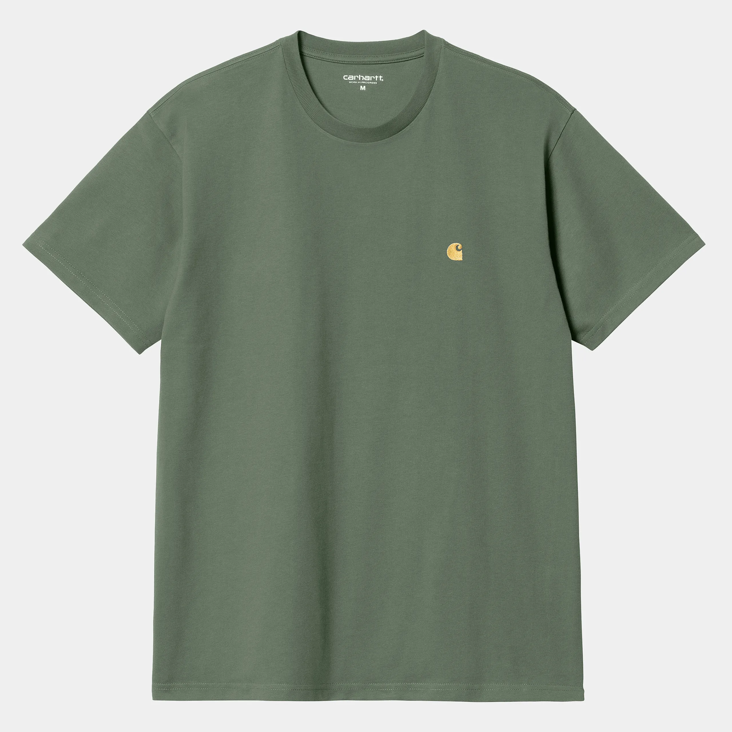 T-Shirts & Polos>Carhartt WIP S/S Chase T-Shirt Duck Green / Gold