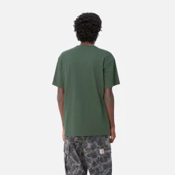 T-Shirts & Polos>Carhartt WIP S/S Chase T-Shirt Sycamore Tree / Gold
