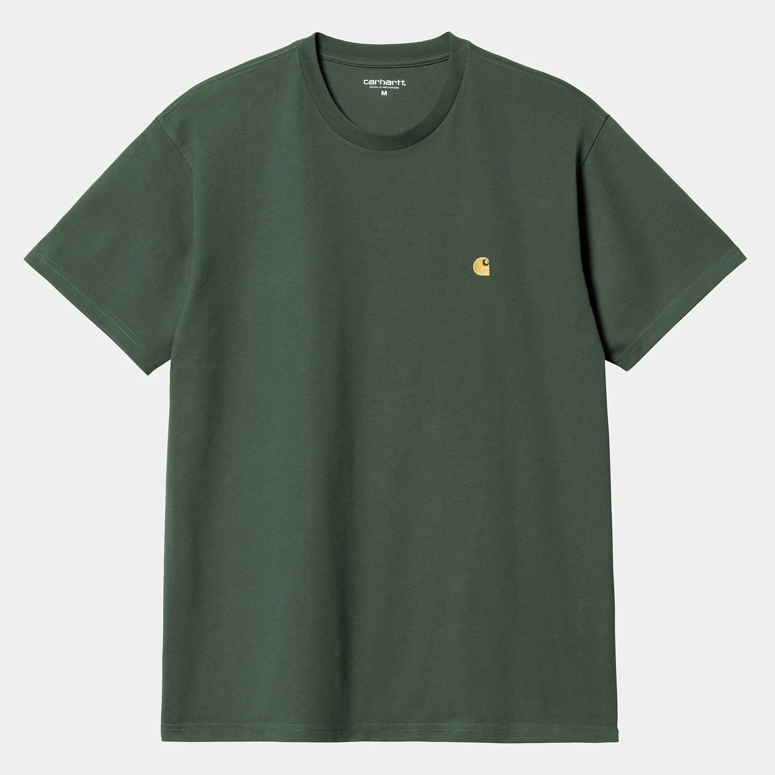 T-Shirts & Polos>Carhartt WIP S/S Chase T-Shirt Sycamore Tree / Gold