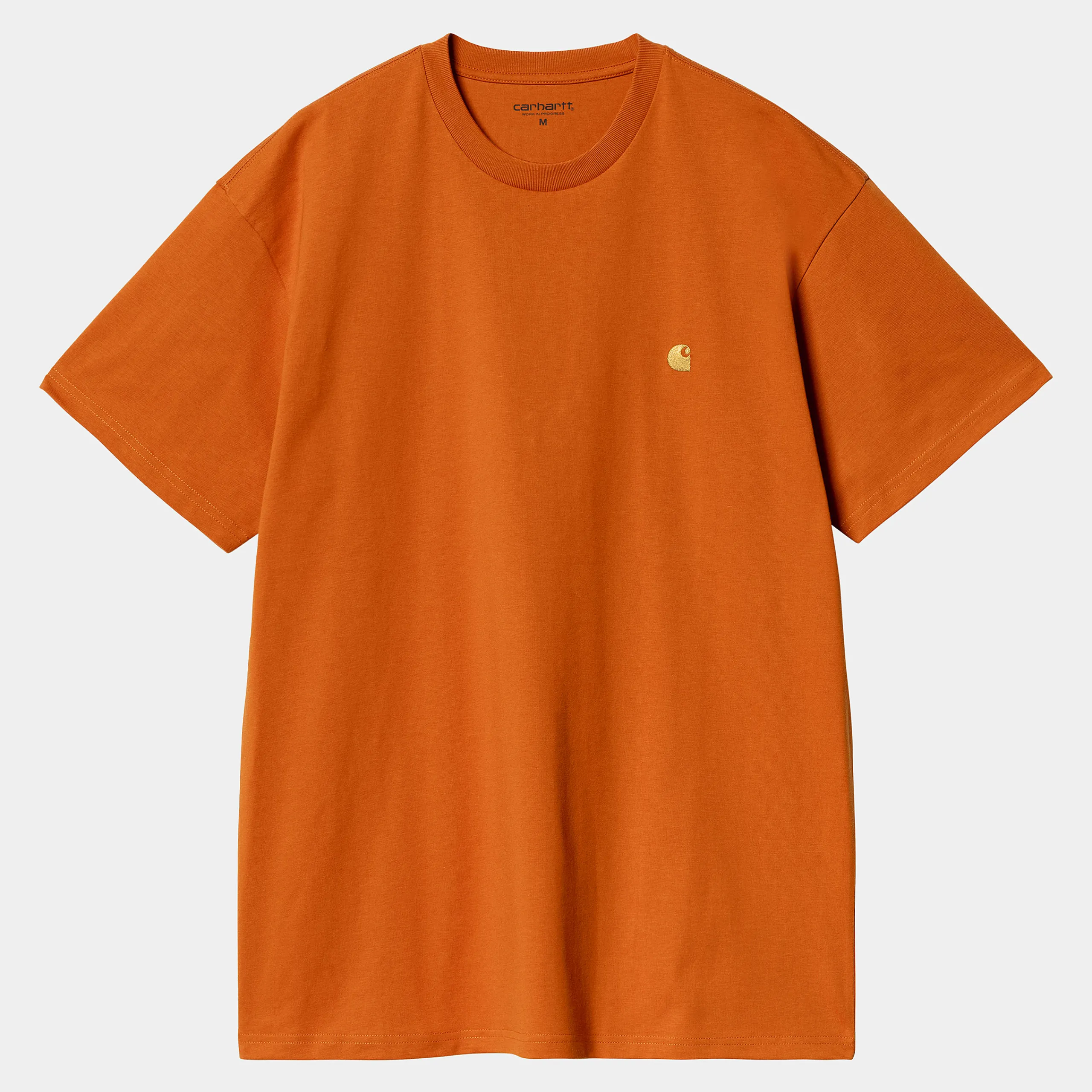 T-Shirts & Polos>Carhartt WIP S/S Chase T-Shirt Turmeric / Gold