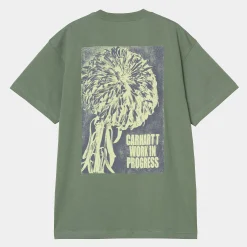 T-Shirts & Polos>Carhartt WIP S/S Chrysanthemum T-Shirt Duck Green