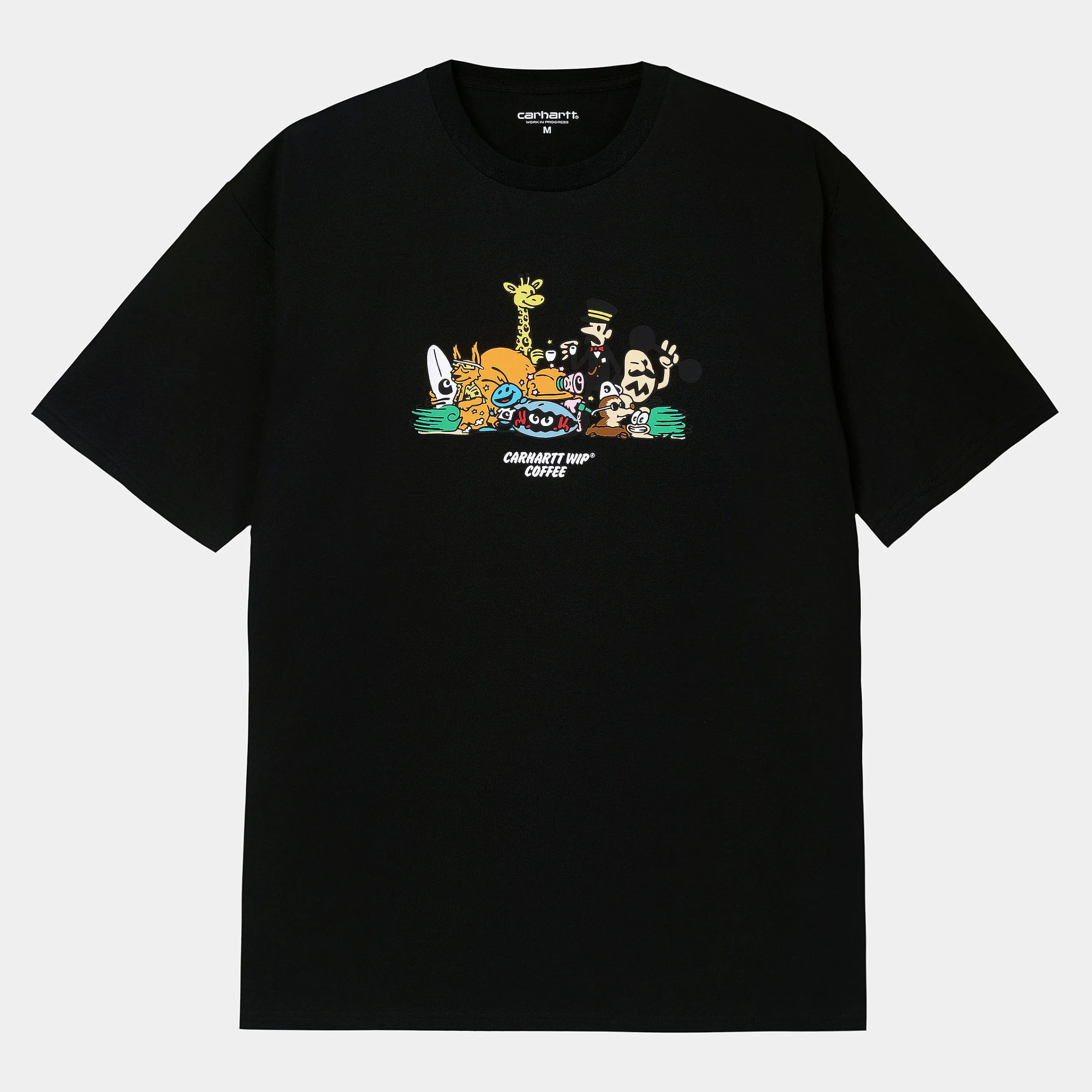 T-Shirts & Polos>Carhartt WIP S/S Coffee T-Shirt F24 Black