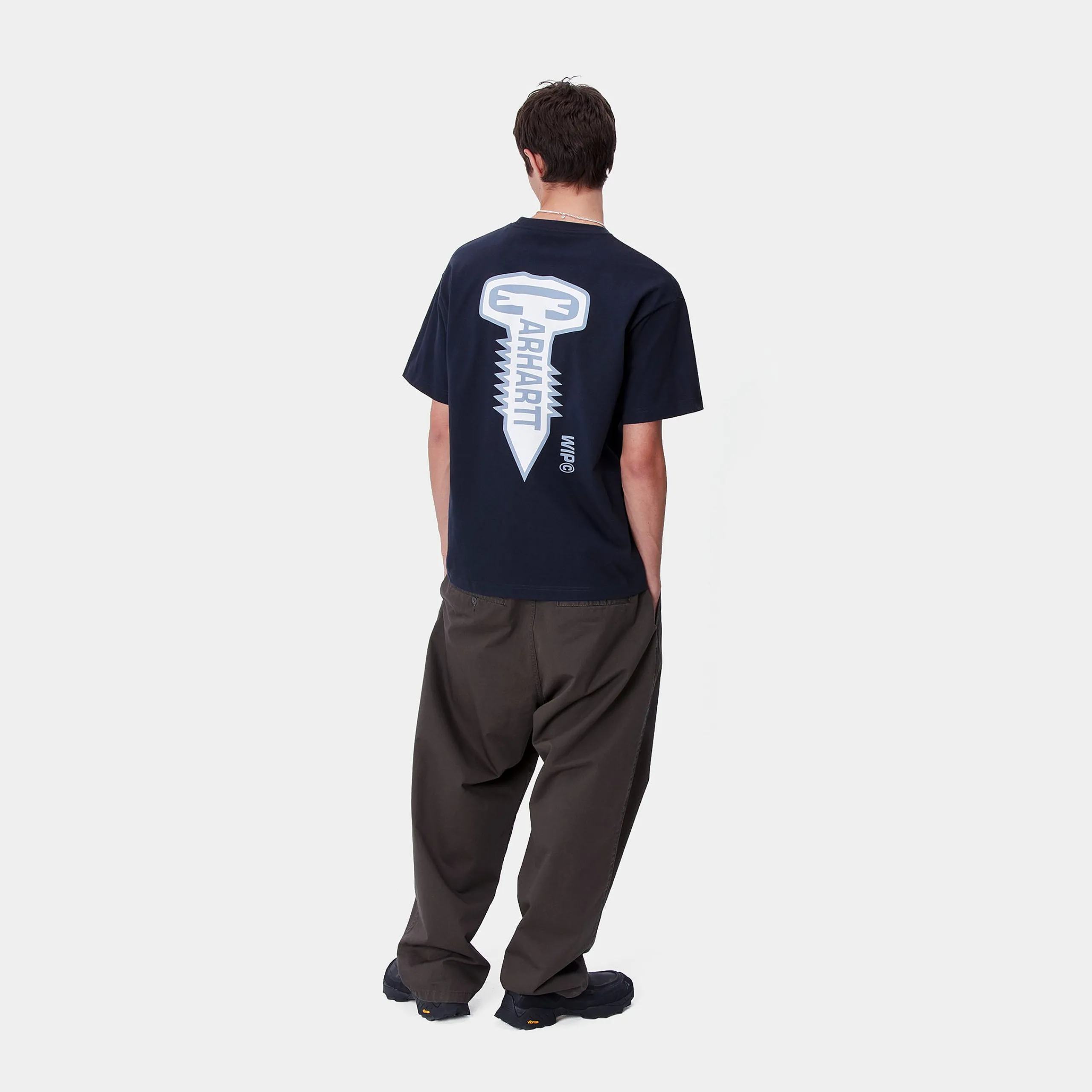 T-Shirts & Polos>Carhartt WIP S/S Cross Screw T-Shirt Air Force Blue