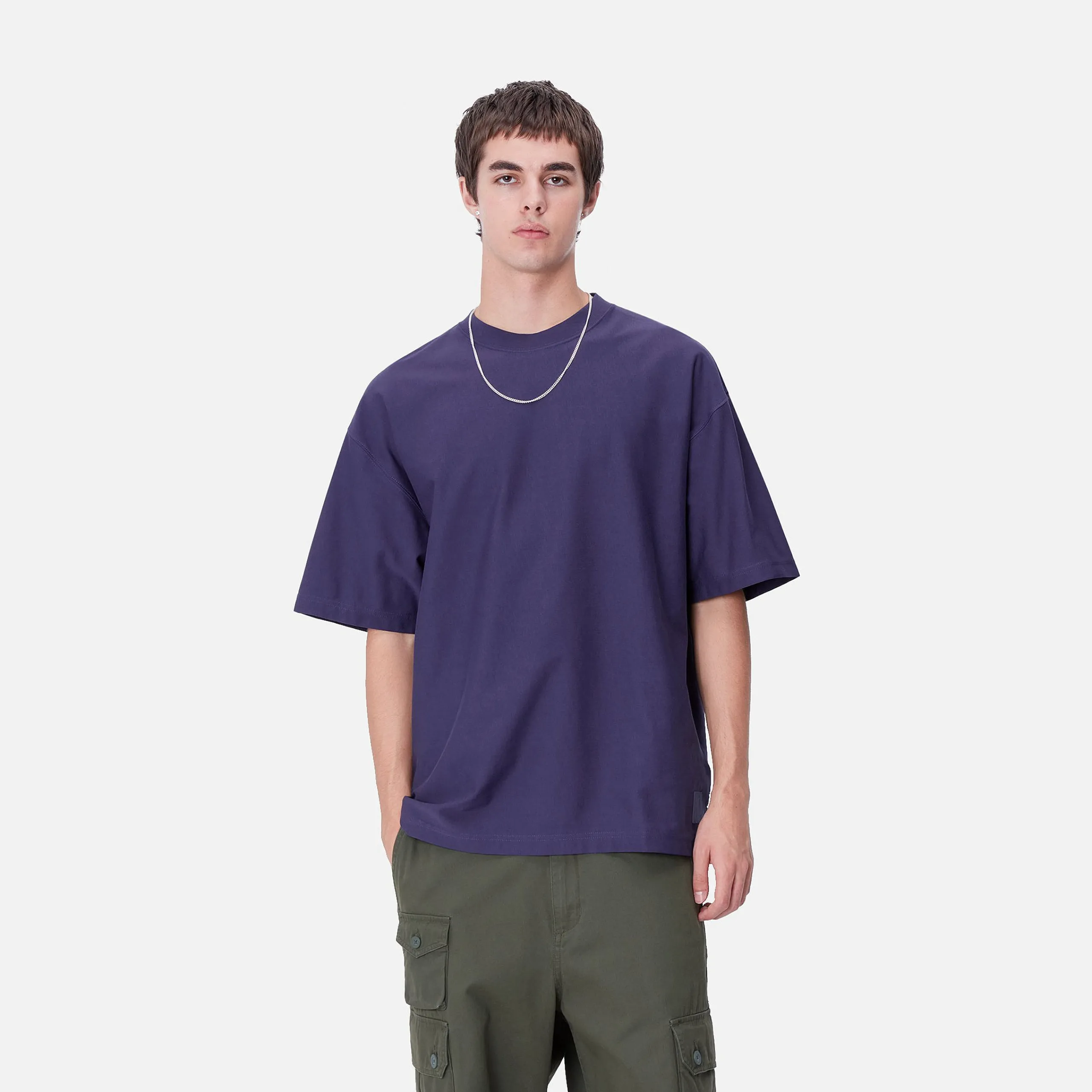 T-Shirts & Polos>Carhartt WIP S/S Dawson T-Shirt Aura