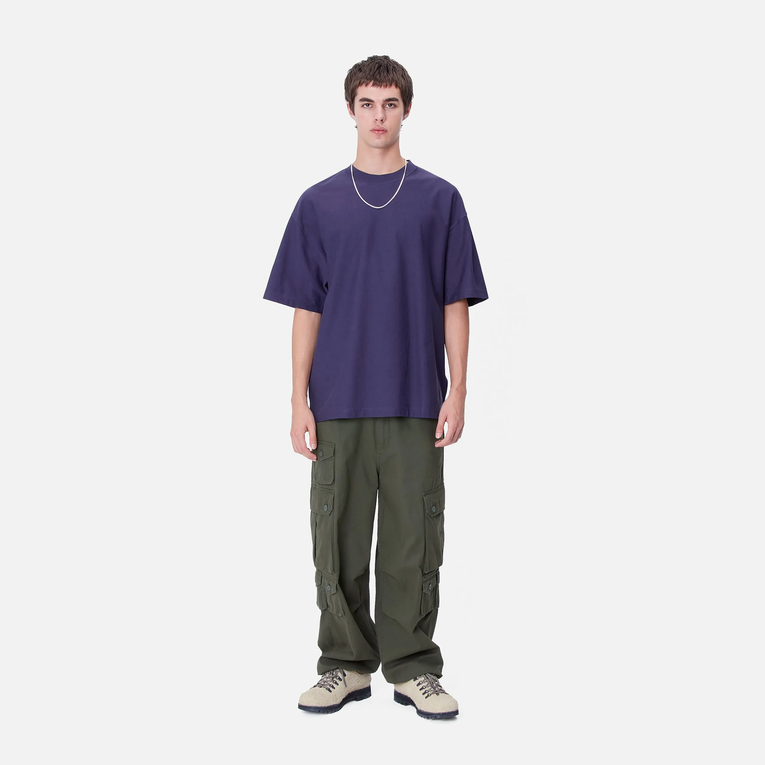 T-Shirts & Polos>Carhartt WIP S/S Dawson T-Shirt Aura