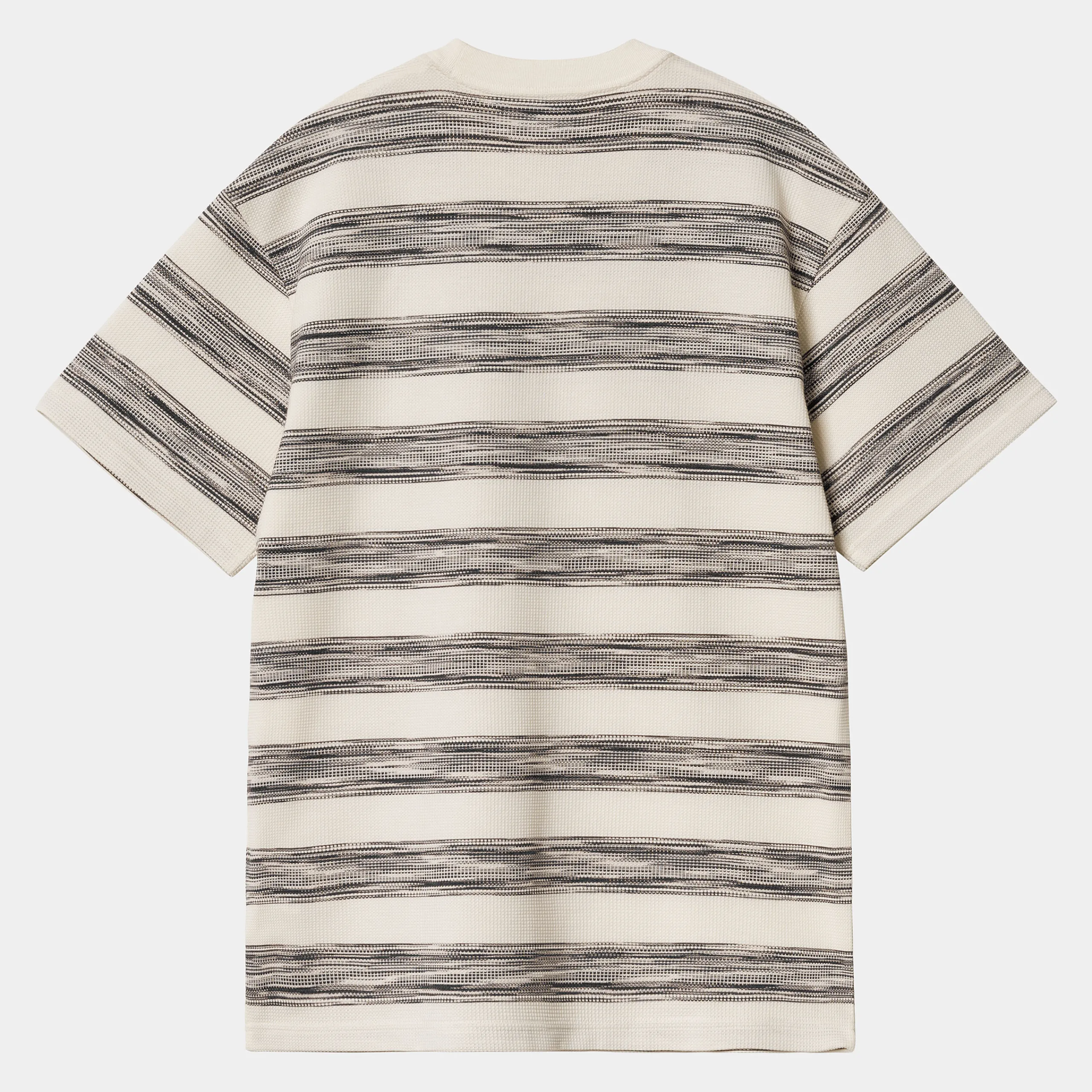 T-Shirts & Polos>Carhartt WIP S/S Dodson Pocket T-Shirt Dodson Stripe Horizontal, Natural