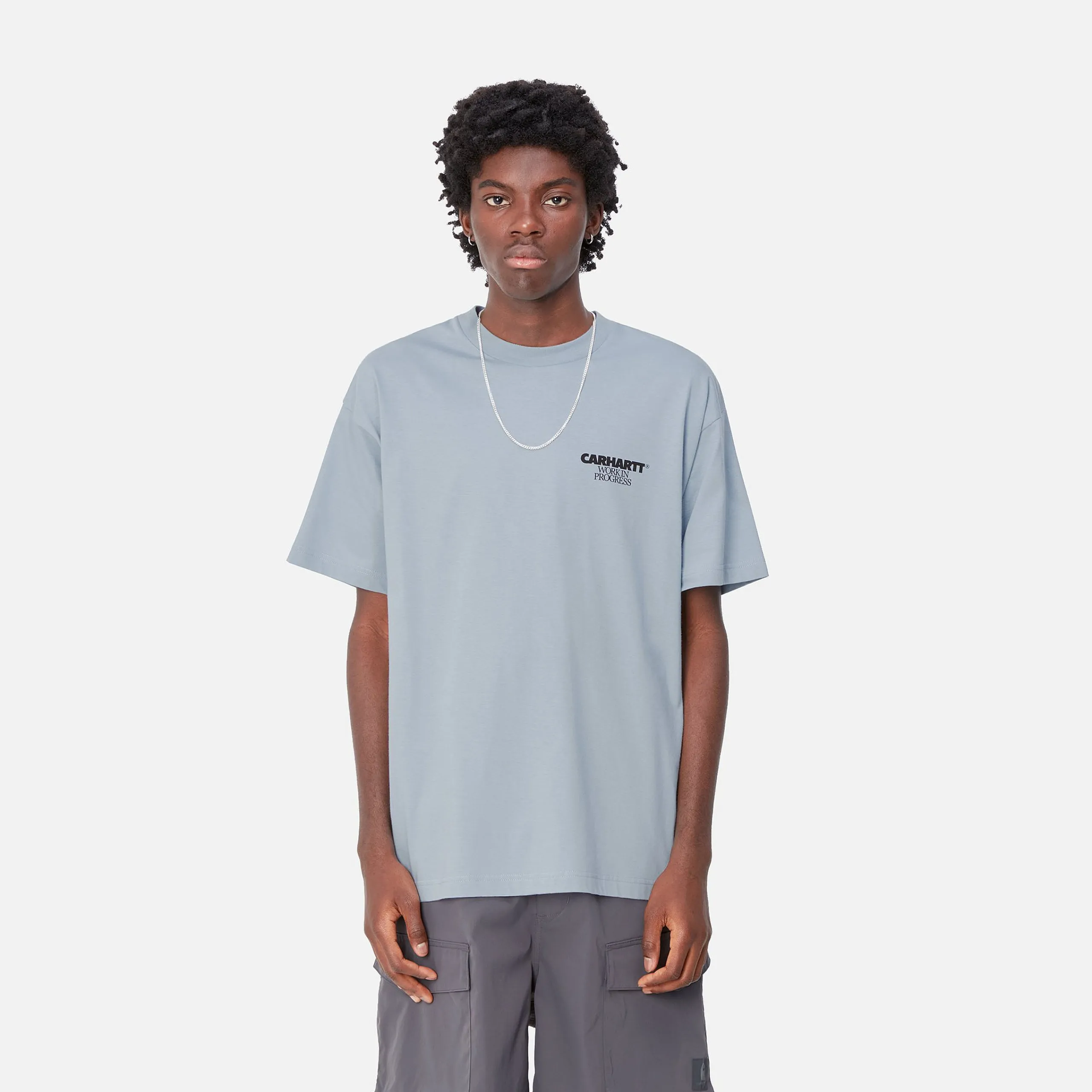 T-Shirts & Polos>Carhartt WIP S/S Ducks T-Shirt Misty Sky