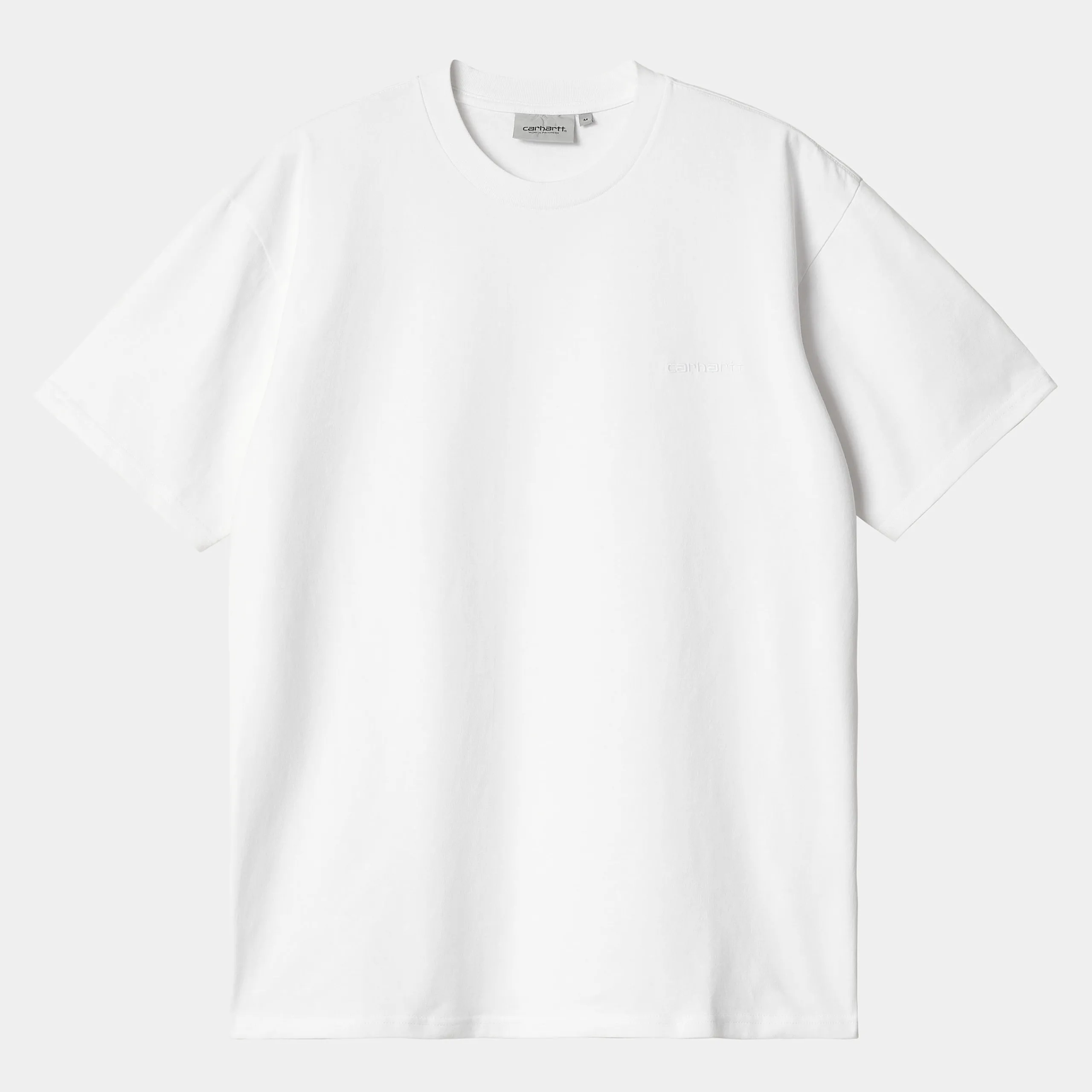 T-Shirts & Polos>Carhartt WIP S/S Duster Script T-Shirt White