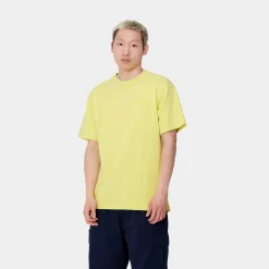 T-Shirts & Polos>Carhartt WIP S/S Duster Script T-Shirt Arctic Lime