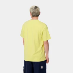 T-Shirts & Polos>Carhartt WIP S/S Duster Script T-Shirt Arctic Lime