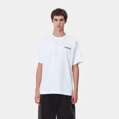 T-Shirts & Polos>Carhartt WIP S/S Fold Duck T-Shirt White
