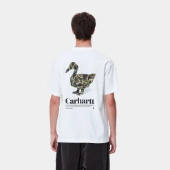 T-Shirts & Polos>Carhartt WIP S/S Fold Duck T-Shirt White