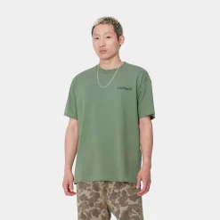 T-Shirts & Polos>Carhartt WIP S/S Fold Duck T-Shirt Duck Green