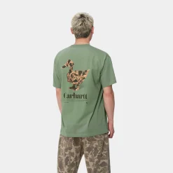 T-Shirts & Polos>Carhartt WIP S/S Fold Duck T-Shirt Duck Green