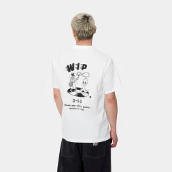 T-Shirts & Polos>Carhartt WIP S/S Friendship T-Shirt White / Black