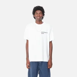 T-Shirts & Polos>Carhartt WIP S/S Gelato T-Shirt White