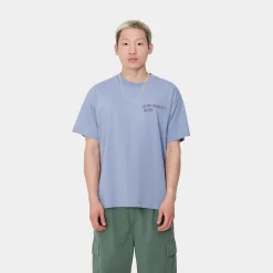 T-Shirts & Polos>Carhartt WIP S/S Gelato T-Shirt Charm Blue