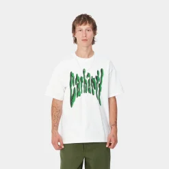 T-Shirts & Polos>Carhartt WIP S/S Goo T-Shirt White