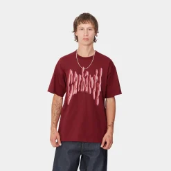 T-Shirts & Polos>Carhartt WIP S/S Goo T-Shirt Scarlet