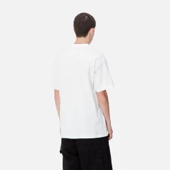 T-Shirts & Polos>Carhartt WIP S/S Graphic Works T-Shirt White