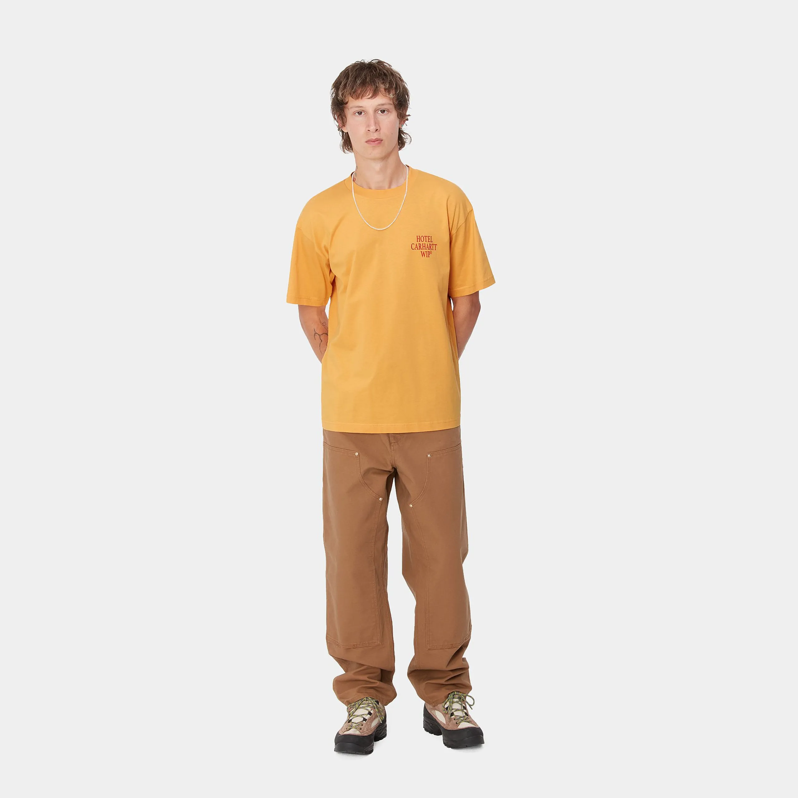 T-Shirts & Polos>Carhartt WIP S/S Hotel Keys T-Shirt Winter Spice / Red