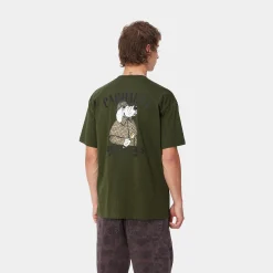 T-Shirts & Polos>Carhartt WIP S/S Inspector T-Shirt Tarragon