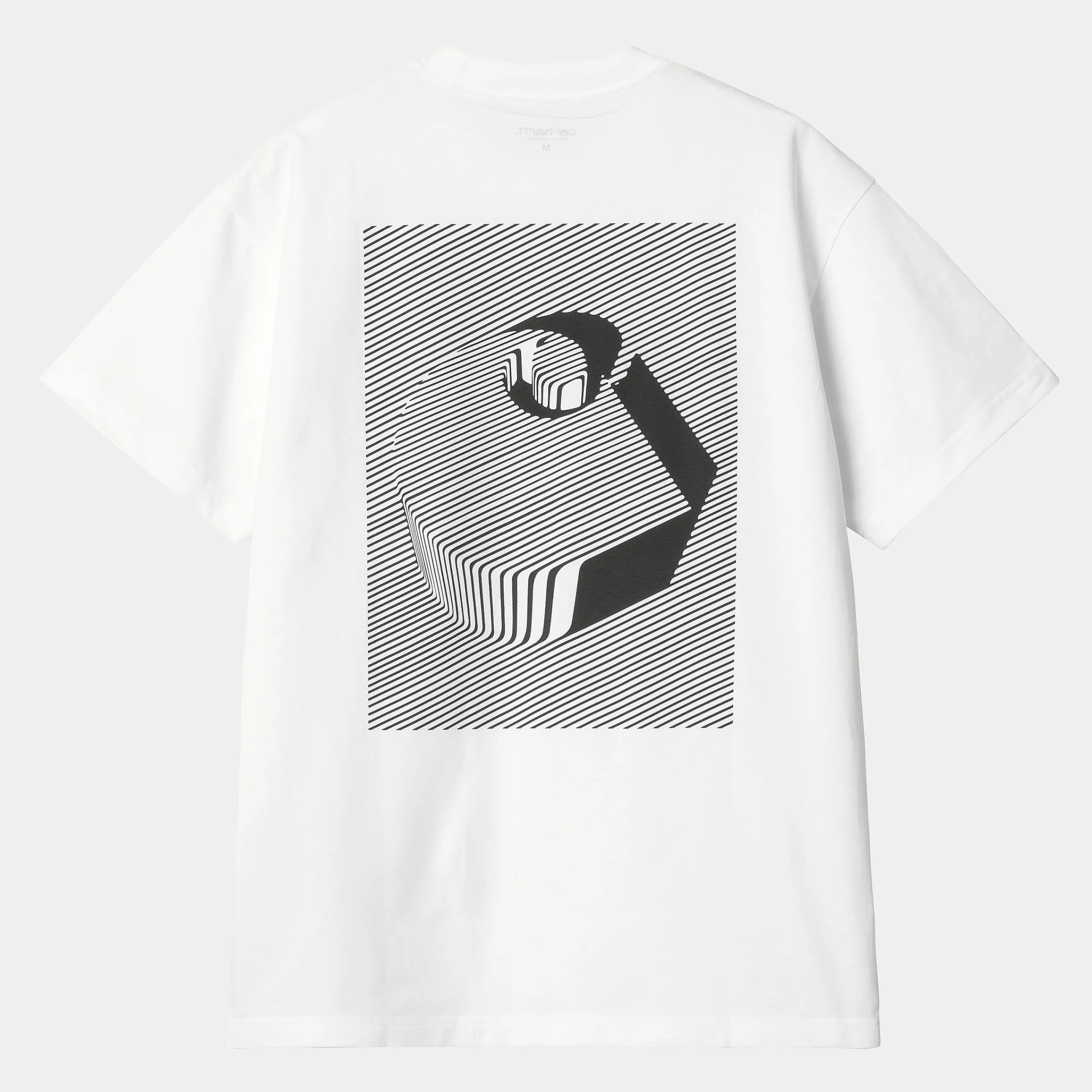 T-Shirts & Polos>Carhartt WIP S/S Jalou C T-Shirt White / Black