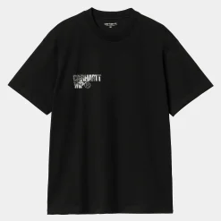 T-Shirts & Polos>Carhartt WIP S/S Jalou C T-Shirt Black / Grey