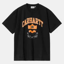 T-Shirts & Polos>Carhartt WIP S/S Lazy Duck Academy T-Shirt Black