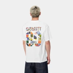 T-Shirts & Polos>Carhartt WIP S/S Machine 89 T-Shirt White