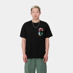 T-Shirts & Polos>Carhartt WIP S/S Machine 89 T-Shirt Black