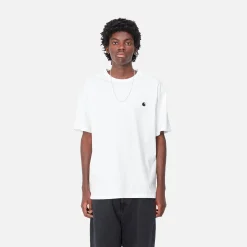 T-Shirts & Polos>Carhartt WIP S/S Madison T-Shirt White / Black