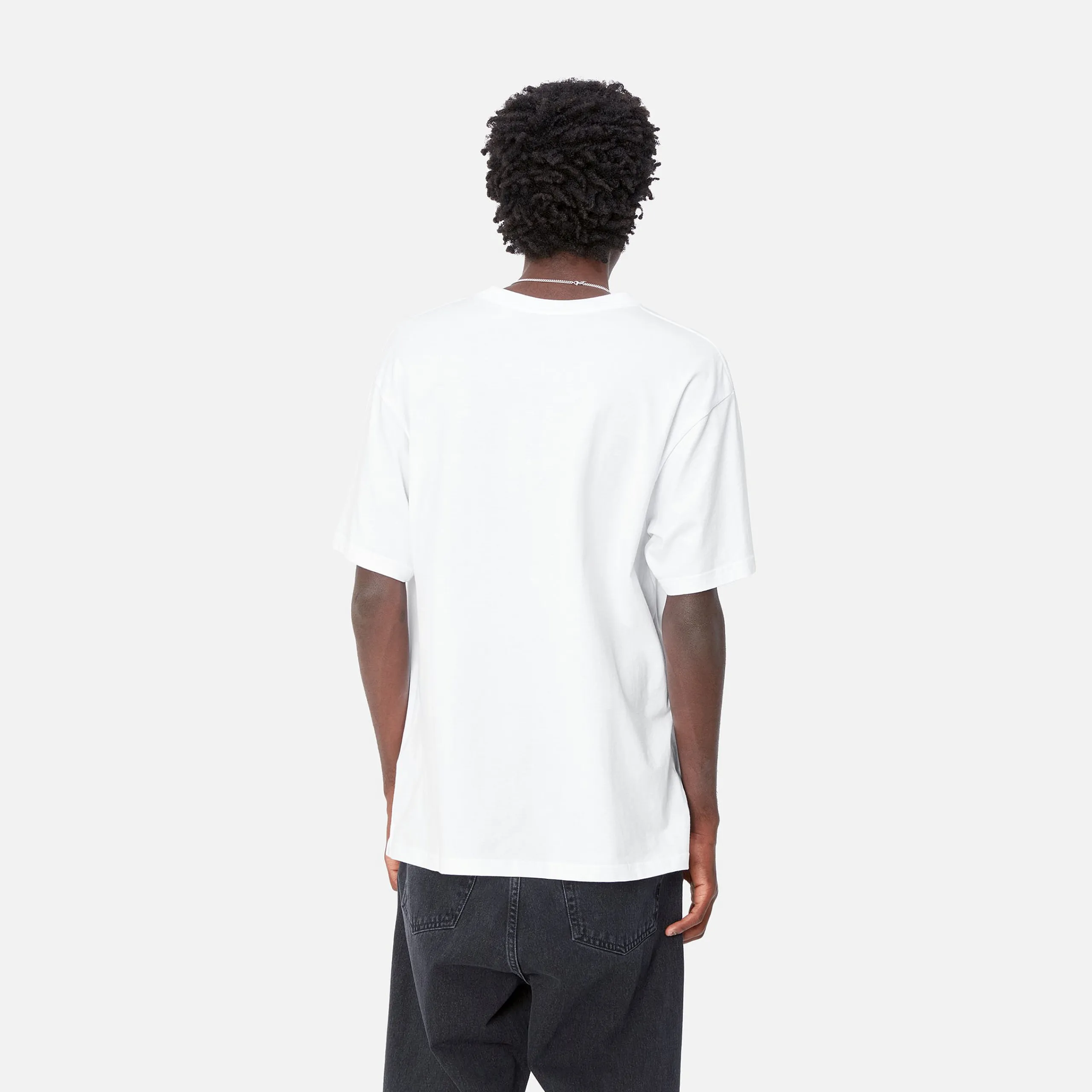 T-Shirts & Polos>Carhartt WIP S/S Madison T-Shirt White / Black