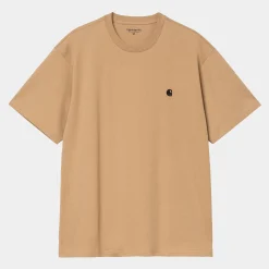T-Shirts & Polos>Carhartt WIP S/S Madison T-Shirt Peanut / Black